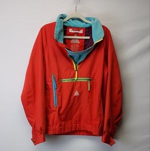 Y2K SOS Sweden Quarter Zip Pull Over Jacket Size L Unisex